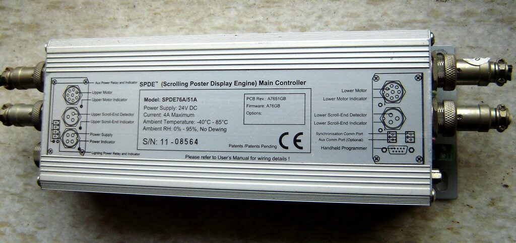 North Bucket Star Light Box Outdoor Advertising Full Intelligent Roll System SPDE76A 51A Roll Controller