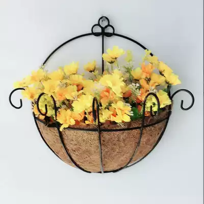 Hanging basket flower pot Wall Wall flower pot hanging pot plant flower indoor flower pot hanging orchid simple creativity