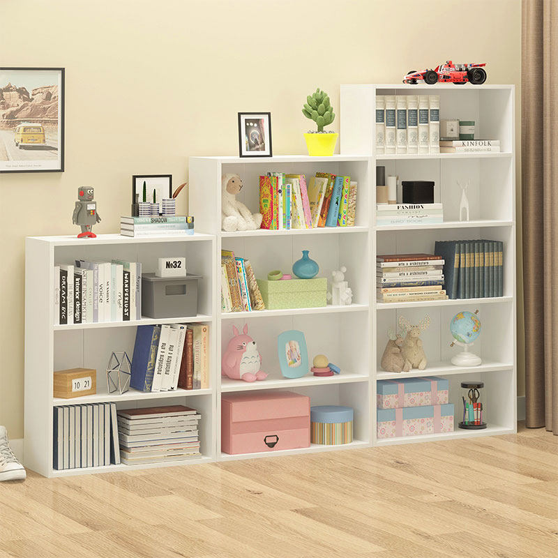 Bookcase Bookshelf Simple Floor Desk Simple Modern Shelf Student Combination Bookcase Living Room Creative Storage Cabinet