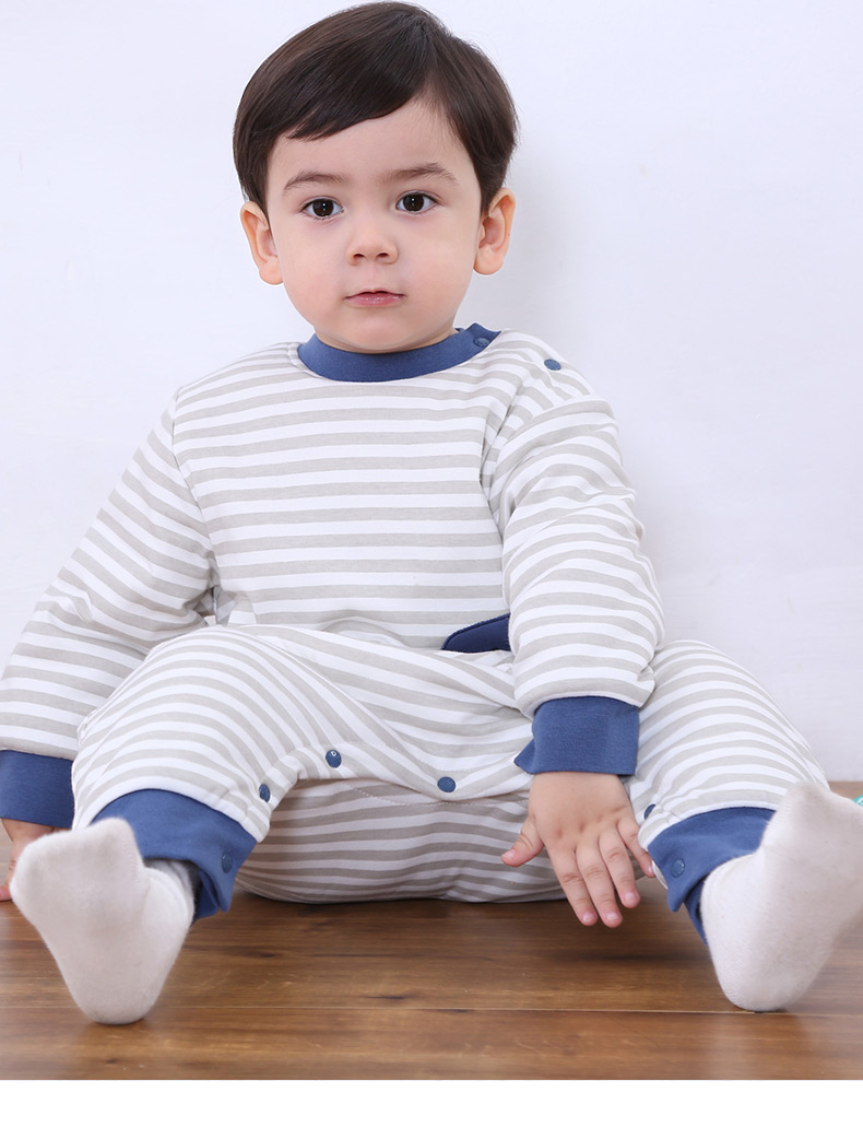 Bộ đồ ngủ cho bé Xiêm mùa thu và mùa đông cho bé bộ đồ liền thân body dài tay cho bé gái