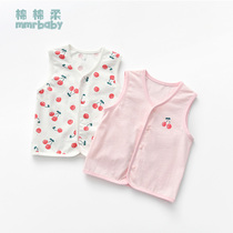 Female baby vest spring and autumn girls vest wearing thin cotton summer Princess baby horse children little girl