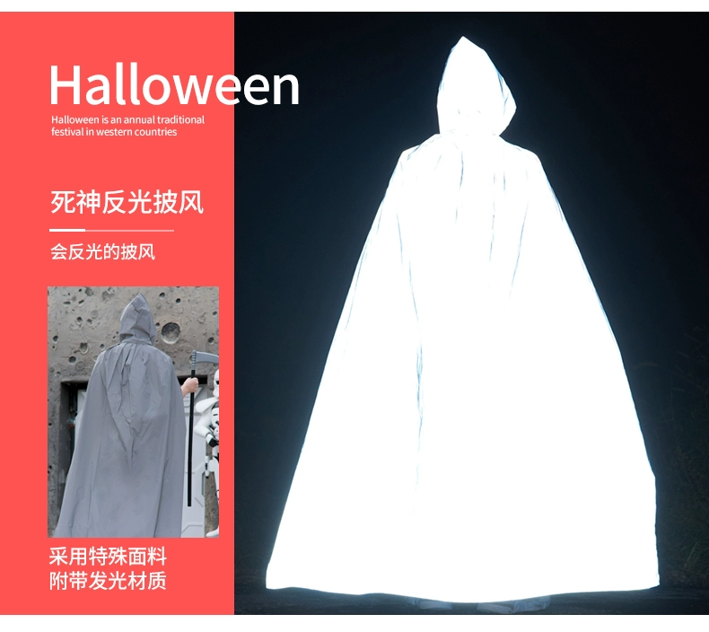 halloween 2022 google Người Lớn Halloween Áo Choàng Trang Phục Hóa Trang Trẻ Em Trang Phục Đen Phù Thủy Áo Dây Chết Áo Choàng Ma Cà Rồng gg doodle halloween