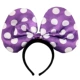 Halloween đạo cụ trẻ em ăn mặc bên tiệc satin vải Mickey nam và nữ ánh sáng vương miện headband nơ - Sản phẩm Đảng / Magic / Hiệu suất