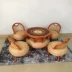 Wicker ghế ba mảnh bàn ban công và ghế năm mảnh phòng khách đồ nội thất giải trí bàn ghế ngoài trời vườn cà phê bàn ​​ghế kết hợp bàn ghế ăn ngoài trời Bàn ghế ngoài trời / sân
