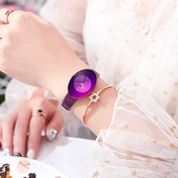 8372 фиолетовая тарелка из розового золота