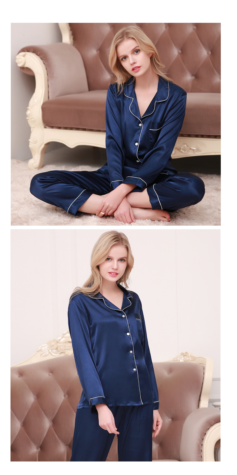 Pyjama mixte en Polyester Polyester  à manches longues - Ref 3004072 Image 14