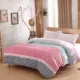 Coral quilt bao gồm một mảnh flannel mui xe hai mặt lông cừu nhung dày sang trọng cashmere mùa đông phụ nữ duy nhất đôi