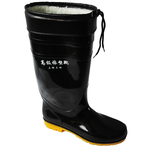 Chaussures - bottes caoutchouc homme pour hiver - semelle tendon - Ref 971105 Image 7