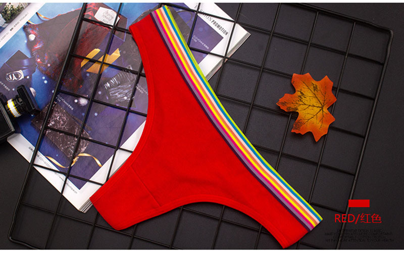 Sexy cotton thoải mái thong thể thao cám dỗ nửa gói hip T quần lót đồ lót nữ quần lót nữ thun lạnh