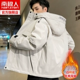 Трендовый пуховик, толстовка с капюшоном для отдыха, удерживающая тепло зимняя куртка, коллекция 2022