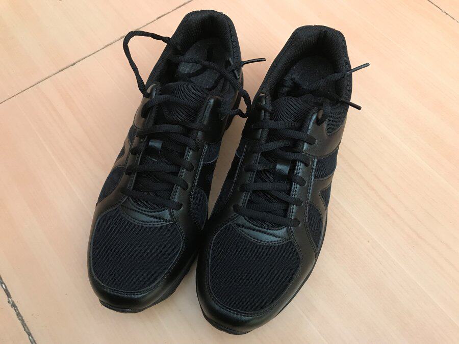 Spring and Autumn Combat Training Shoes Black Combat Training Shoes Black Running Shoes Outdoor Training Single Shoes