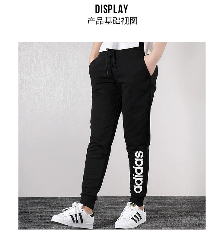 Adidas suit nữ 2019 hè mới diện đồ thể thao rộng tay ngắn tay áo thun thoáng khí quần tây - Thể thao sau