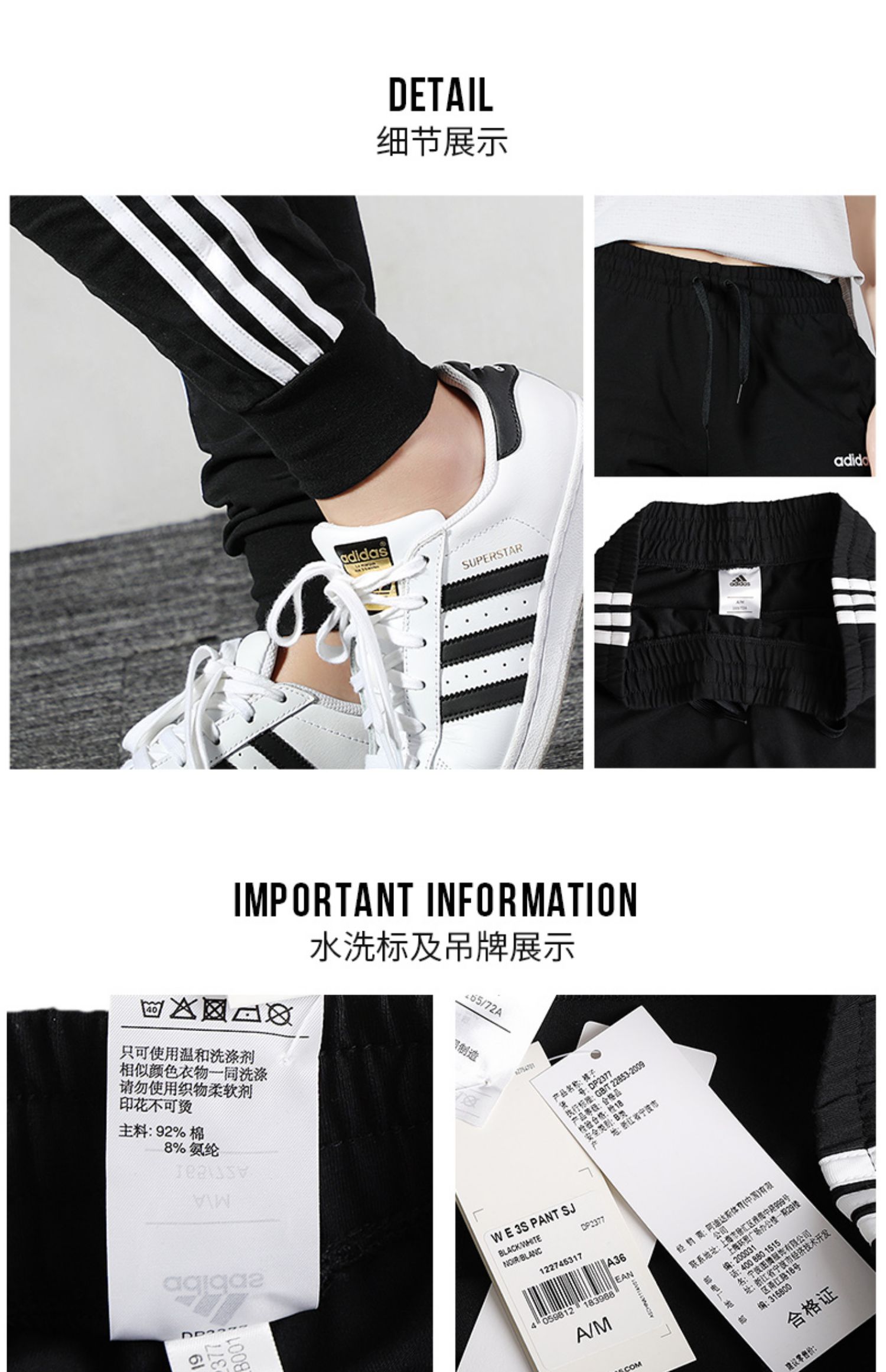 Bộ đồ thể thao Adidas nữ mùa thu 2019 mới diện áo khoác thể thao trùm đầu áo khoác quần lọt khe - Thể thao sau bộ adidas nữ mùa hè