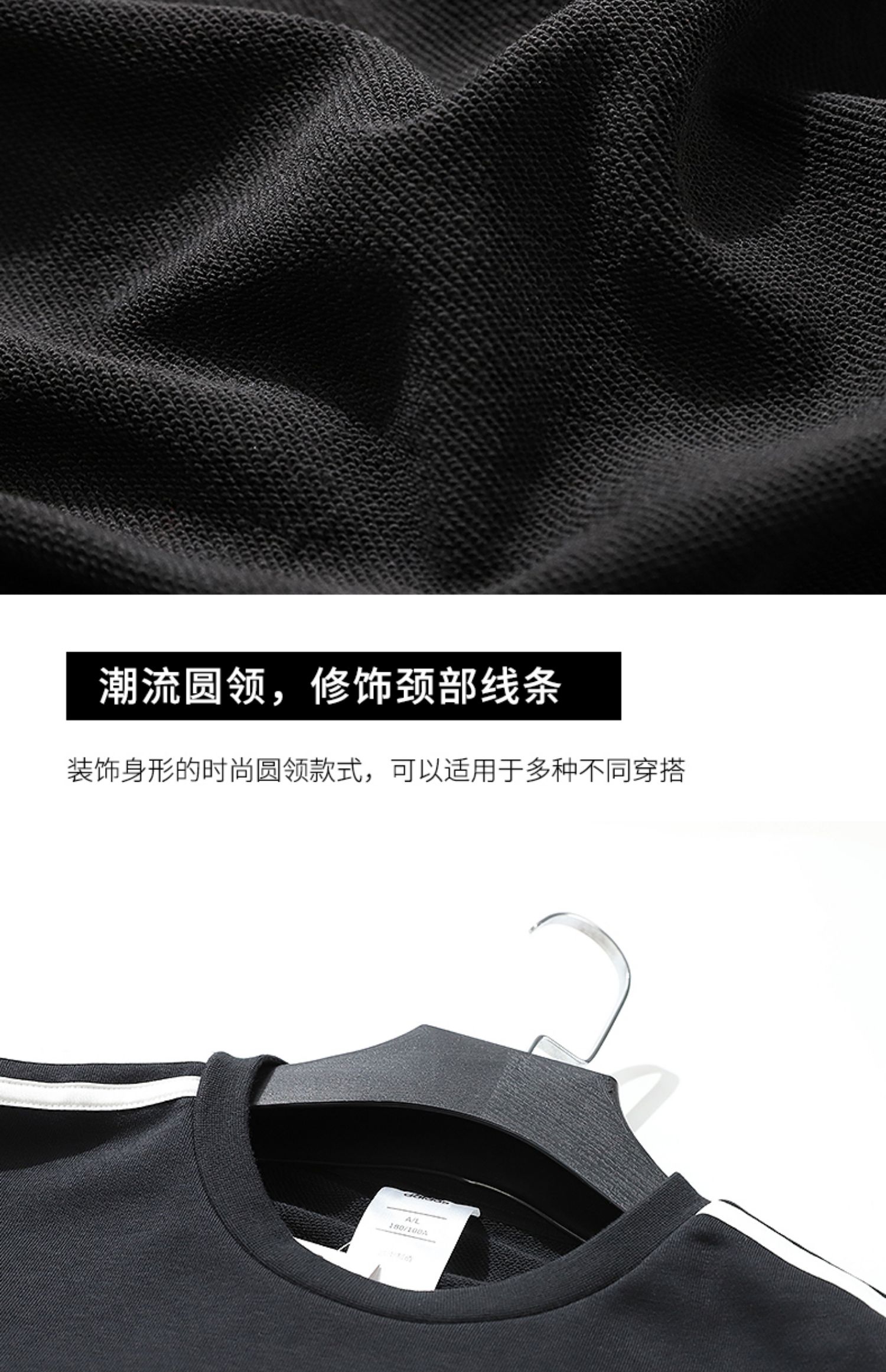 Bộ đồ thể thao Adidas nam triều 2019 mùa thu áo len mới áo thể thao quần dài ống kín miệng quần - Thể thao sau bộ thể thao adidas nữ thu đông