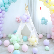 Colored macaron colored balloon creative wedding wedding room birthday party scene layout decoration wedding supplies