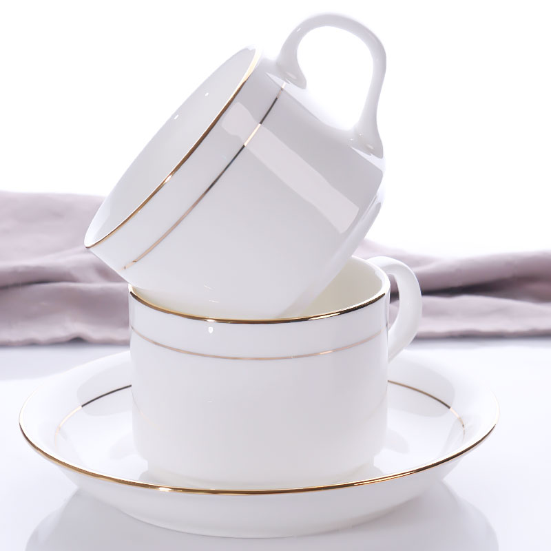JingTianGe up phnom penh appliance household small European - style key-2 luxury afternoon tea coffee cups and saucers ceramic suit coffee cup