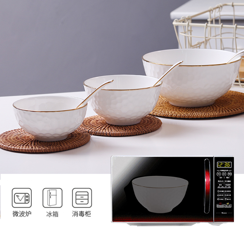 Paint at home of jingdezhen ceramic bowl ipads porcelain tableware rice bowls large bowl to eat small rainbow such as bowl soup bowl