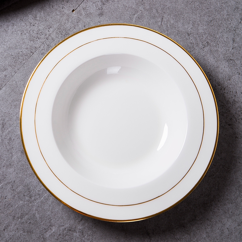 Creative up phnom penh ipads porcelain European household round ceramic spaghetti pasta dish deep dish dish dish dish food dish