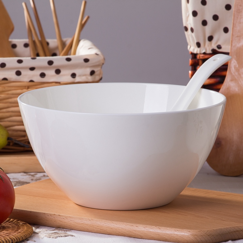 Jingdezhen porcelain household creative large ipads ceramic bowl of soup basin character 8 CunShui boiled fish soup bowl rainbow such as bowl big bowl