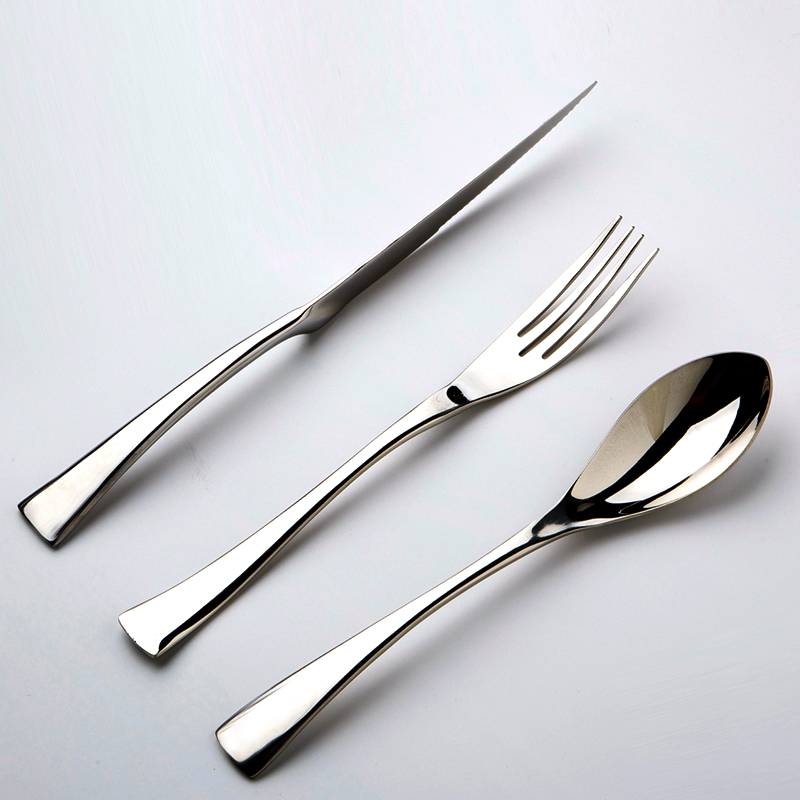 Western - style food tableware to eat steak knife and fork two - piece full Western - style suit household steak knife and fork spoon, three - piece suit