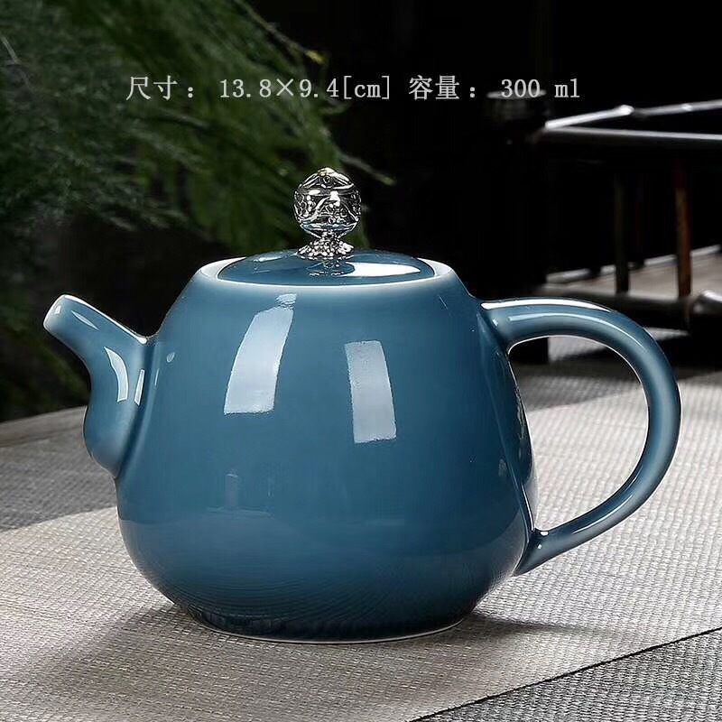 Leopard lam, business gifts custom ceramic kung fu tea set tea service travel set to open the teapot
