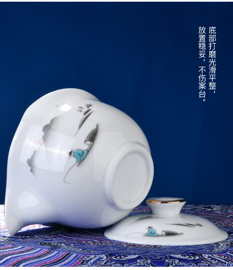 Leopard lam, travel tea set suit portable package is suing a pot of 22 portable crack crack glass ceramic kungfu cup