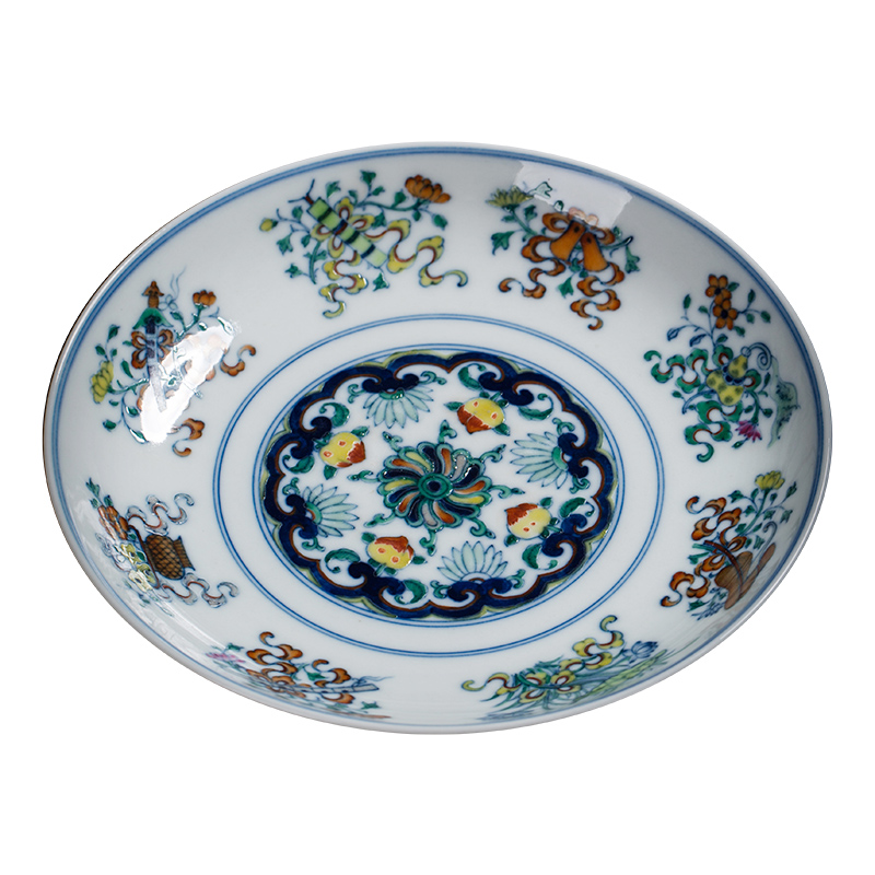 Clock home up of blue and white wood color maker bearing hand - made manual it Joe doing mercifully pot bearing kung fu tea set of the accessories
