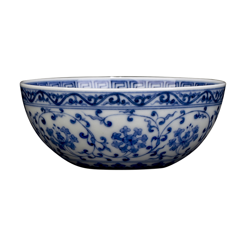 Clock home up porcelain maintain single cup cup kung fu tea master cup sample tea cup around branches of jingdezhen ceramic tea set