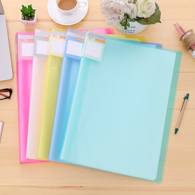 A3 A4 A5 transparent information book multi-layer test paper folder insert page piano score clip picture clip 60 80 100 pages