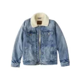 Abercrombie Fitch American AF Толстая имитационная джинсовая куртка Casual Winter Jacket Мужчина 213890