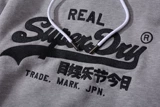 Superdry Superdry, демисезонная модная утепленная толстовка, толстовка с капюшоном, увеличенная толщина