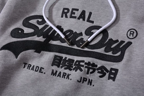 Superdry Superdry, демисезонная модная утепленная толстовка, толстовка с капюшоном, увеличенная толщина