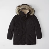 Abercrombie Fitch American AF на искренний мужской пайкер Паркер.
