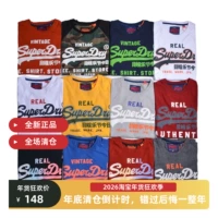 Superdry Футболка с коротким рукавом, США, облегающий крой, (в наличии на складе)