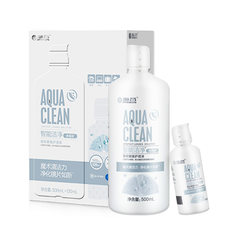 Haichang Water Liangjie 500 120ml beauty pupil female contact myopia glasses care solution hidden eye cleaning fluid jd