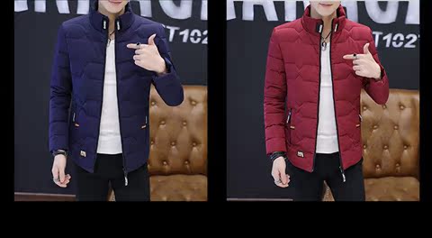 Áo khoác nam cotton mùa đông 2018 mới dành cho giới trẻ Hàn Quốc áo khoác bomber bóng chày