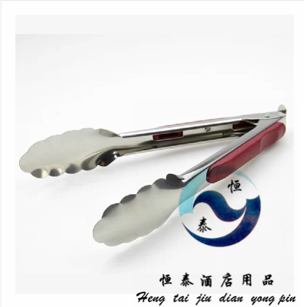 Click foods with magnetic stainless steel food clamps barbecue clamps baked bread clamps Hotel Food Clip cake clamp