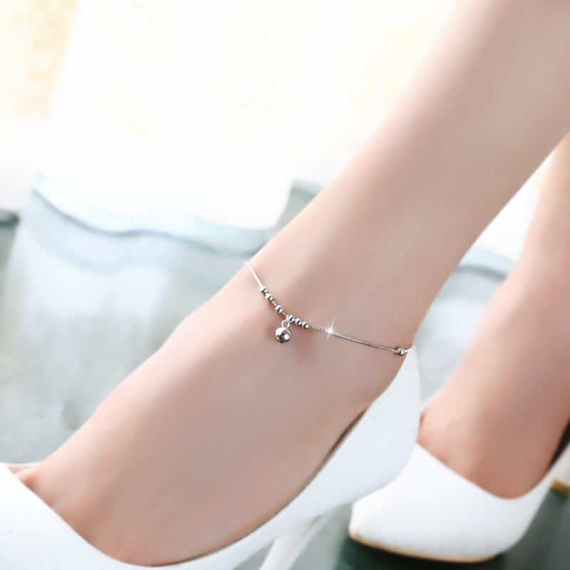 Bracelet de cheville Femme MESSIAH    en Argenterie - Ref 3103672 Image 5