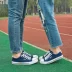 Giày nam mùa thu giày đế bệt cổ điển Plimsolls