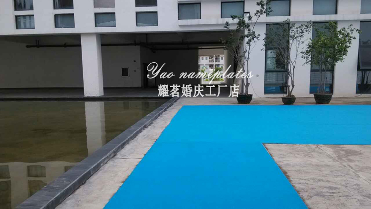 Sky-xanh thảm thảm đám cưới đám cưới dùng một lần tối triển lãm thảm màu xanh hải quân sắp xếp thảm xanh - Thảm thảm lót sàn cho bé