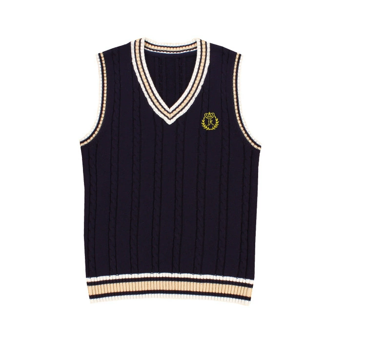 Harry Potter với áo len Gryffindor Lytline COS Hermione V-cổ không tay vest vest áo len cổ lọ