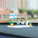 Car decorations, car couple dolls, cute car decorations, center console car decorations, car interiors for boys and girls