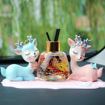 One way Ping An deer car swing piece net red car Ornament Creative On-board Perfume fragrance Lasting Light Fragrance