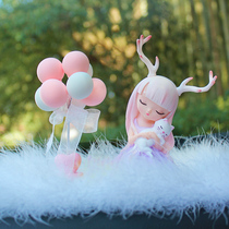 Car swing piece Creative cute goddess Deer Sedan Upper Fragrant Water Furnishing Upscale In-car Accessories On-board Decoration