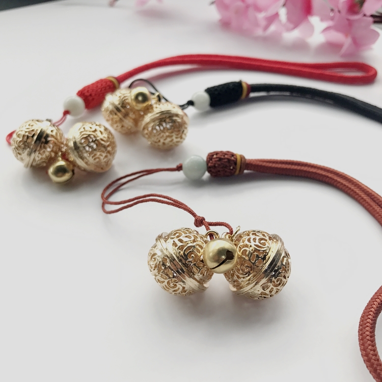 Sansheng Sanshi Shili Peach Blossom White Phoenix Nine với Chuông Vòng chân Donghua Hoàng đế Trust Vòng đeo tay Dilizhaba - Vòng chân lắc chân nữ bạch kim
