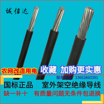 Aluminum wire Outdoor aluminum core wire 10 16 25 35 50 square outdoor single core cable overhead insulated wire