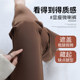 Women's woolen trousers autumn and winter 2022 new high-waist slimming slightly flared casual suit pants plus velvet thickened flared trousers women