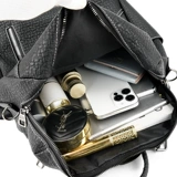 Сумка через плечо для отдыха, трендовая полиуретановая сумка для путешествий, школьный рюкзак, простой и элегантный дизайн