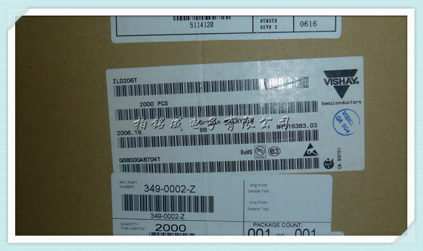 ILD206T SOP photoisolator-transistor optoelectronics output original price excellent