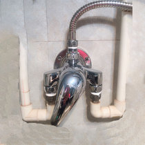 Nine pastoral full copper single to water heater Ming tube shower bath water mixing valve tap 3522 35001-201